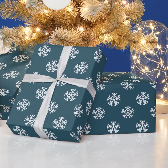 Elegant Snowflakes | Holiday Wrapping Paper (Holidays)