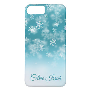 Elegant Snowflakes Personalised Phone Case