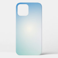 Elegant Soft Blue & White Ombre