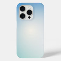 Elegant Soft Blue & White Ombre
