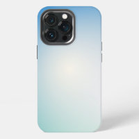 Elegant Soft Blue & White Ombre