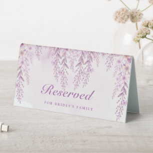 Elegant Soft Blush Lavender Wedding Reserved
