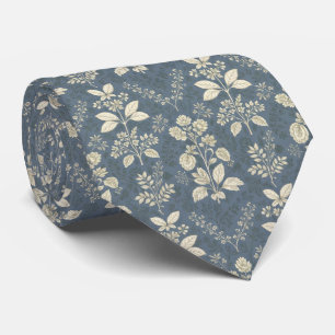 Elegant Soft Botanical Tie