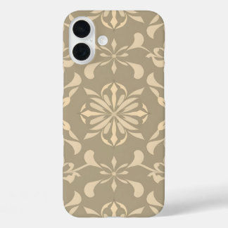 Elegant Soft Colour Repeating Pattern iPhone16 Cas iPhone 16 Plus Case