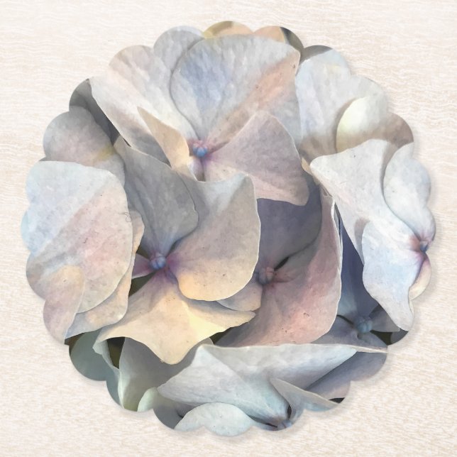 Elegant Soft Floral Coasters (Front)