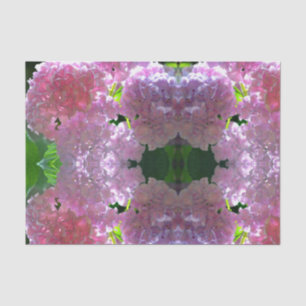 Elegant soft pink florals pink hydrangeas roses tissue paper