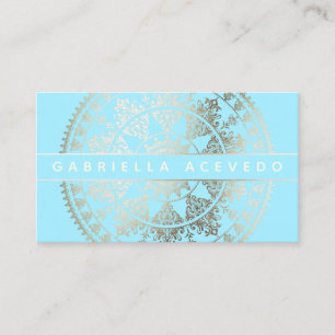 Elegant Solar Mandala Businesscards - Custom Business Card