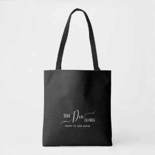 Elegant SOLI DEO GLORIA Personalised Tote Bag
