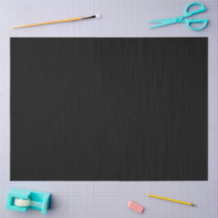 Elegant Solid Black Tissue Paper