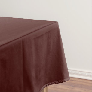 Elegant Solid Burgundy Table Cloth