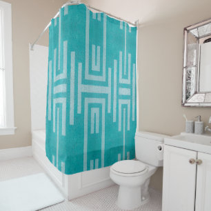 Elegant Sophisticated African Mudcloth Shower Curtain