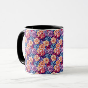 Elegant Sophisticated Chic Romantic Floral Mug