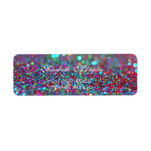 Elegant Sophisticated Colourful Bokeh Address