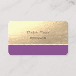 Elegant Sophisticated,Faux Gold,Pearls Business Card