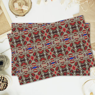 elegant sophisticated gold ruby red burgundy  tissue paper