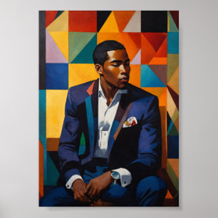 Elegant Sophisticated Harlem Renaissance Poster