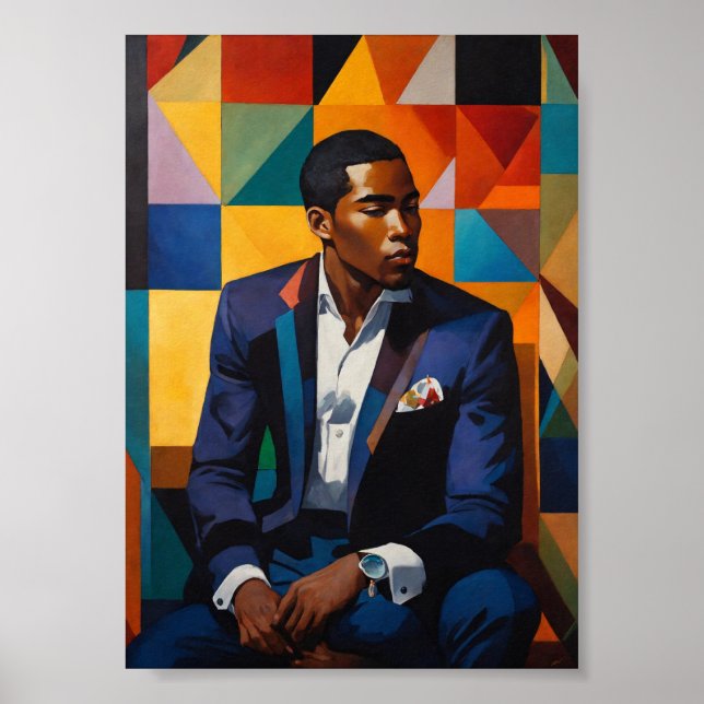 Elegant Sophisticated Harlem Renaissance Poster (Front)