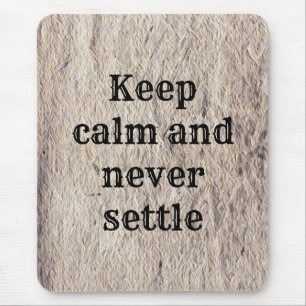 Elegant Sophisticated Inspirational Message Mouse Mat