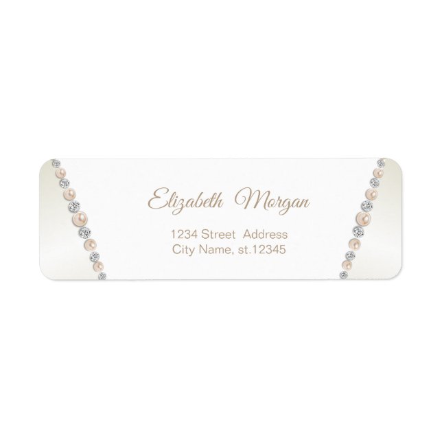 Elegant Sophisticated,Stylish Chic,Pearls (Front)