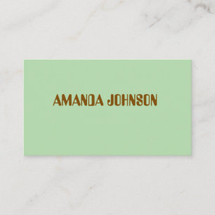 Elegant Spa & Salon Business Card