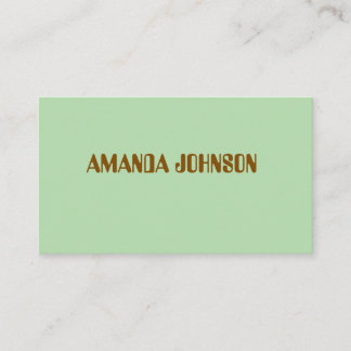Elegant Spa & Salon Business Card