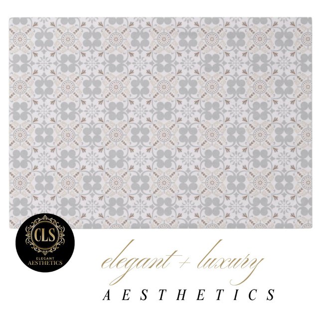 Elegant Spanish Tile Lux Aesthetics  Tissue Paper (Creator Uploaded)