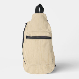 Elegant Spanish White Wood Grain Sling Bag