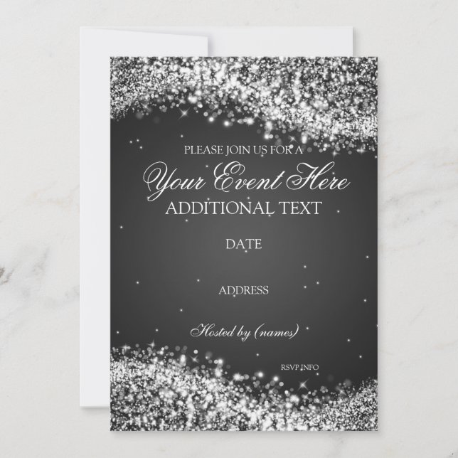 Elegant Sparkle / Sparkling Template Party (Front)
