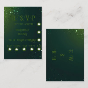 Elegant Sparkle Wedding Enclosure Card