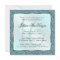 Elegant Sparkling Teal Sweet 16 Glitter Invite