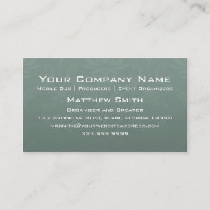 Elegant Speaker Business Card