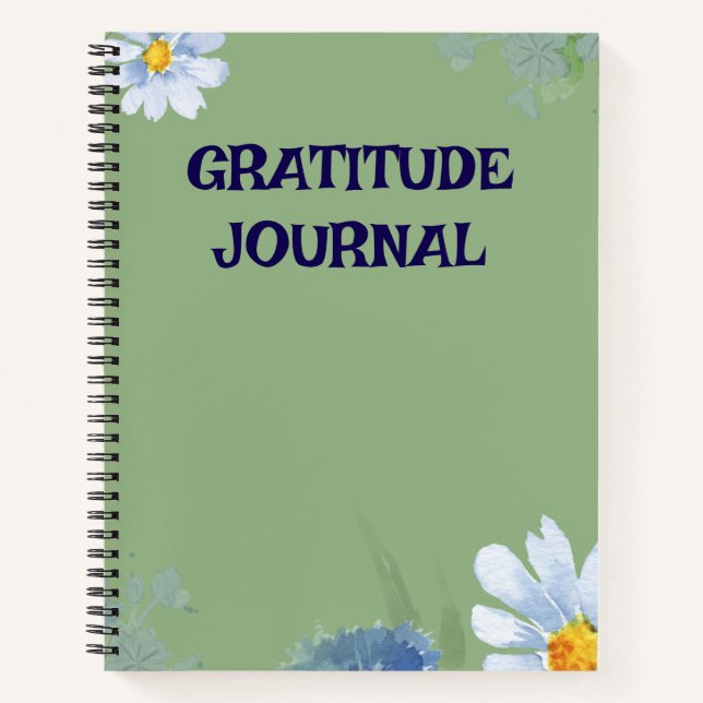Elegant Spiral Notebook | Minimalist Lined Journal (Front)