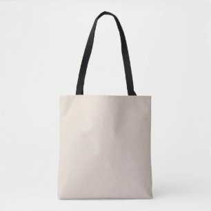 Elegant spiral pattern on champagne beige tote bag