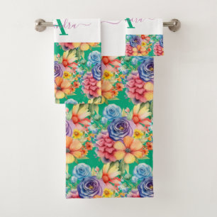 Elegant Spring Colors Towel Set