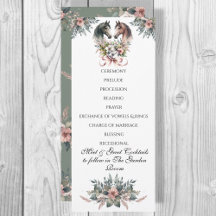 Elegant Spring Horse Wedding