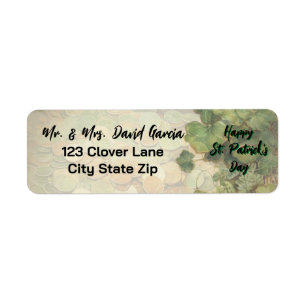 Elegant St. Patrick’s Day Green Clover