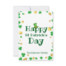 Elegant St. Patrick’s Day Greeting Card 