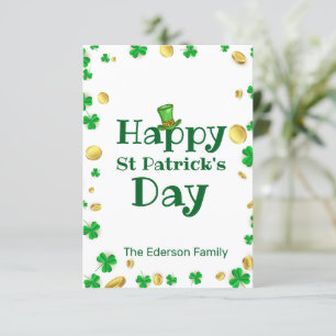 Elegant St. Patrick’s Day Greeting Card 