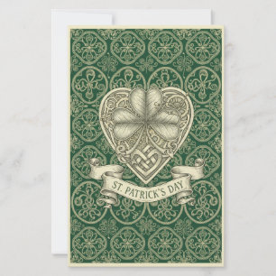 Elegant St. Patrick’s Day Irish Clover Value 