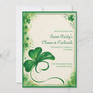 Elegant St. Patrick’s Day Party Invitation