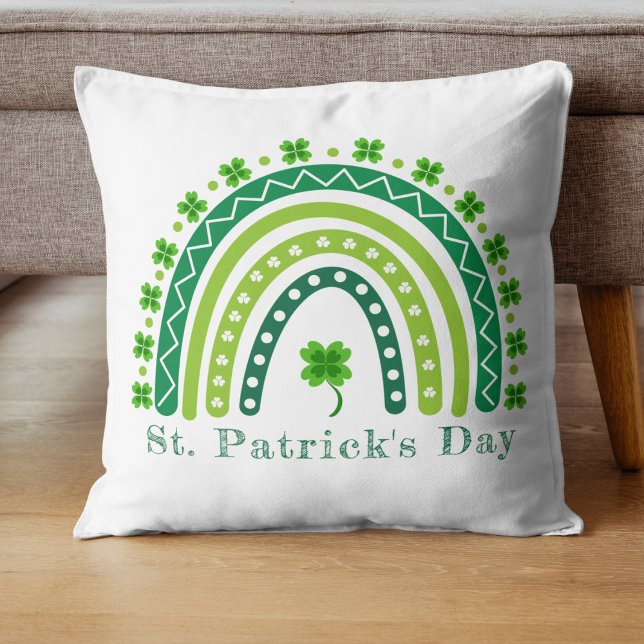 Elegant St. Patrick's Day Party Cushion (Elegant St. Patrick's Day Party Throw Pillow
)
