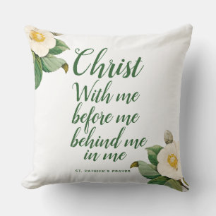 Elegant St. Patrick's Prayer Cushion