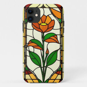 Elegant Stained Glass Artwork iPhone 11 Case