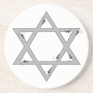 elegant star of david coaster