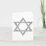 elegant star of david holiday card<br><div class="desc"></div>