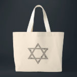 elegant star of david large tote bag<br><div class="desc"></div>
