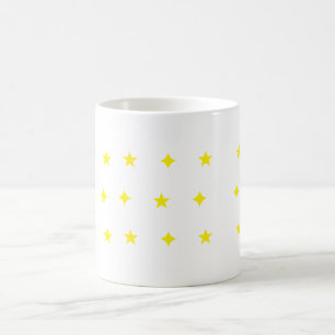 Elegant Star & Sparkle Pattern Mug