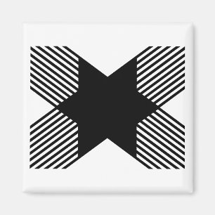 Elegant Start in Letter X Monogram Magnet