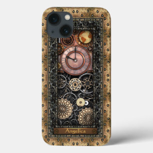 Elegant Steampunk Customisable iPhone 13 Case