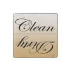 Elegant Stone Clean/Dirty Dishwasher Kitchen Dish